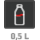 0.5L PET fľaša